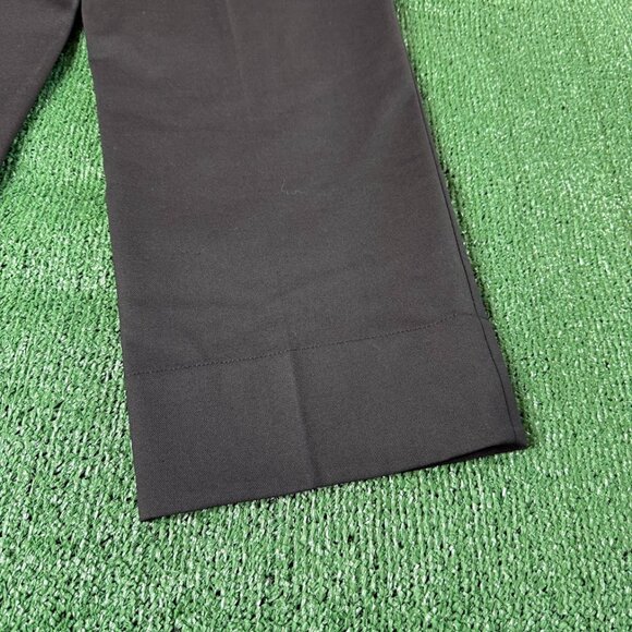 Club Monaco High Rise Enamel Ring Wool Blend Black Crop Trouser Pants Size 8 NEW - Picture 11 of 13